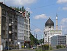 An der Weißeritzstraße findet man viele Motive von Kirchner und Schmidt-Rottluff
